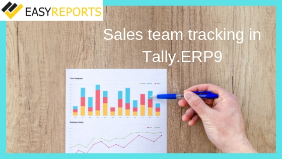 Sales team tracking in Tally.ERP9