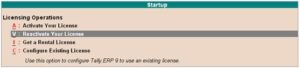 How to Reactivate License in Tally ERP.9?