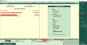 How to backup and restore data in Tally.ERP9?