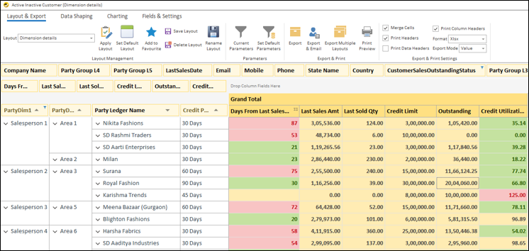 Active Inactive Customer